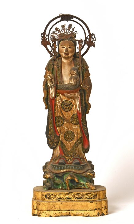 子安鬼子母神立像　本遠寺蔵